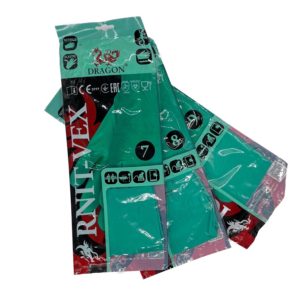 RĘKAWICE GUMOWE CHEMOODPORNE RNIT-VEX 9