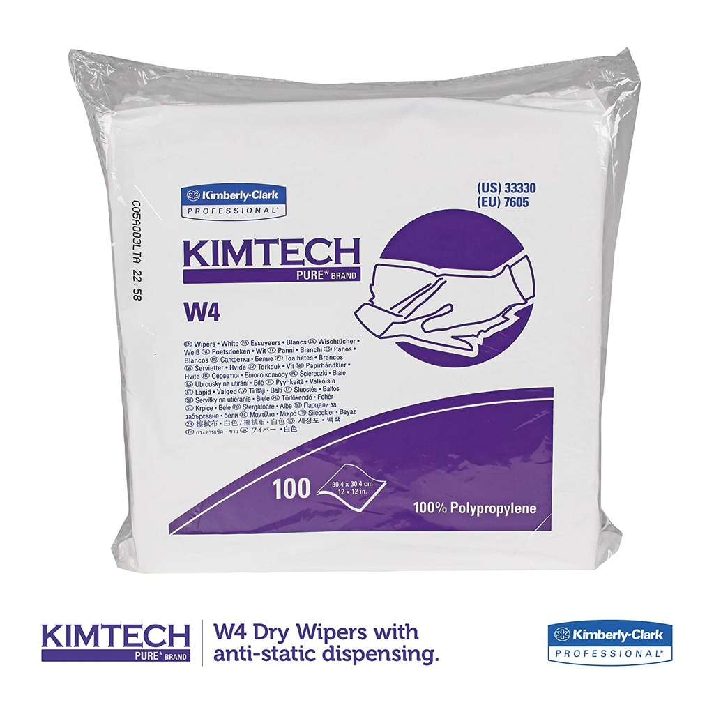 KIMTECH PURE CL4 WHITE (500/5) #7605