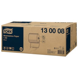 [9863] TORK WASHSTATION PAPER BLUE (6ROL) #130008