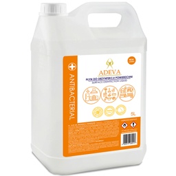 [9868] ADEVA DP 5L - ANTYBAKTERYJNY PŁYN DO DEZYNFEKCJI POWIERZCHNI 